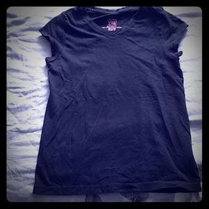Girls' Black Faded Glory Tee